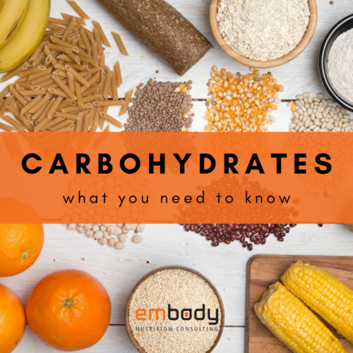 Carbohydrates: What you need to know – Embody Nutrition Consulting